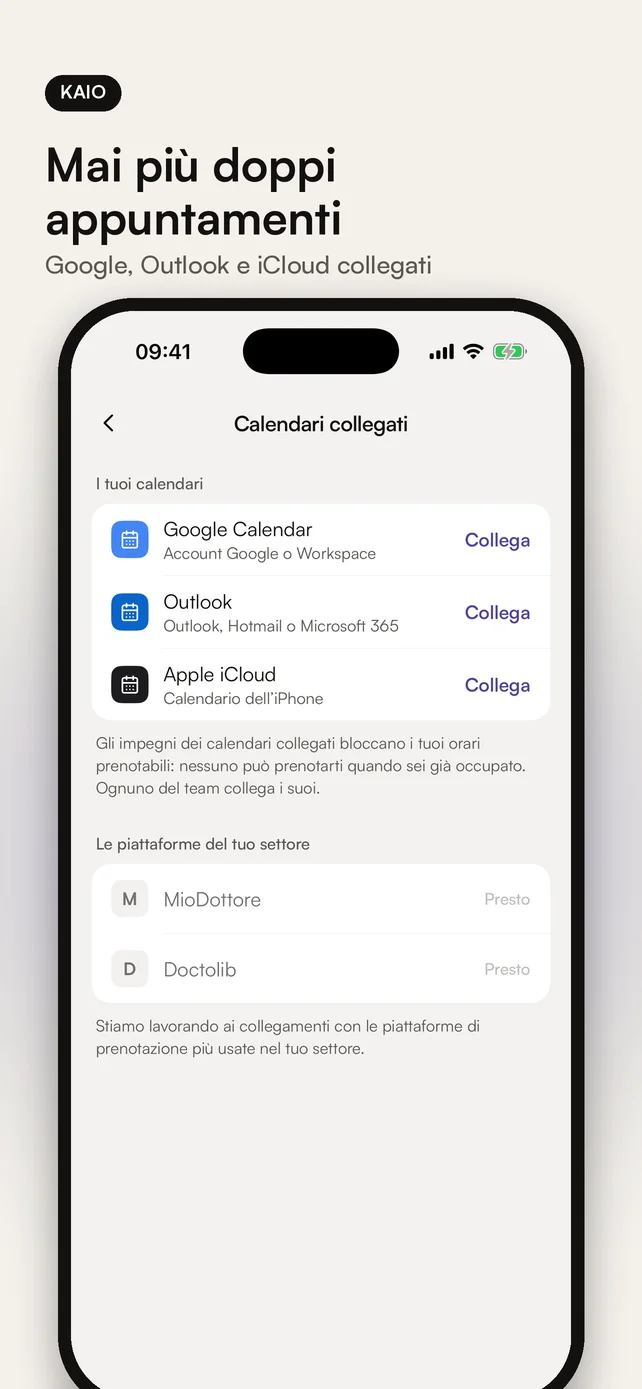 Kaio — Mai più doppi appuntamenti